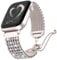 TOYOUTHS Bling Diamond Strap Compatible with Apple Watch Straps 41mm 40mm 38mm 42mm Women, Dressy Luxury Rhinestone Stainless Steel Metal Sparkly Bracelet for iWatch 10/9/8/7/6/5/4/3/SE, Starlight