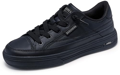 Skechers Women's Work Arch Fit Arcade Bungee Slip Reistant Health Care Professional Shoe, Black, 9.5