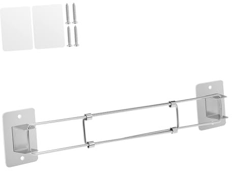 CRILSTYLEO Barra Angolare per Doccia per Camper Asta di Stoccaggio Angolare per Vasca da Bagno Fornitura di Stoccaggio Accessori per Camper