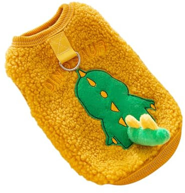 Plüsch-Hundemantel, Hundepullover aus Plüsch | Pullover Warmer Hundemantel mit Geschirrring,Ärmellose Haustierbekleidung für kaltes Wetter, gemütliche Schneeweste für kleine Hunde und Katzen