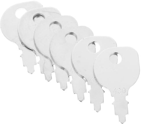 Genérico Llave De Repuesto para Cortacésped Kubota 430 6 Piezas Compatible con Interruptores Indak Llave De para Tractor Fácil Instalación Adecuado para