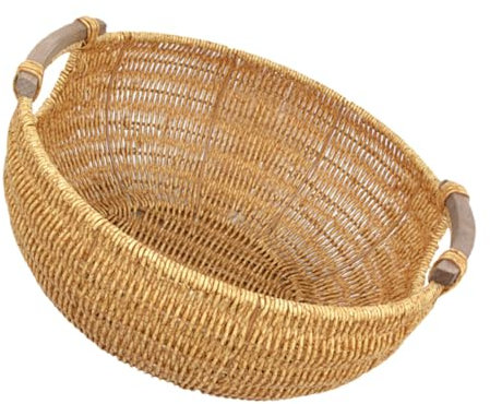 Alipis Cesta Tejida De Mimbre Para Almacenamiento Cesta De Pan Multifuncional