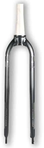 Fourche rigide pour VTT en alliage d'aluminium 26 27,5 29 Universel 1-1/8'' Droit 1-1/2 Conique Fourche de vélo Frein à disque Fourche avant de vélo à dégagement rapide 9 * 100 mm (conique, 29 po