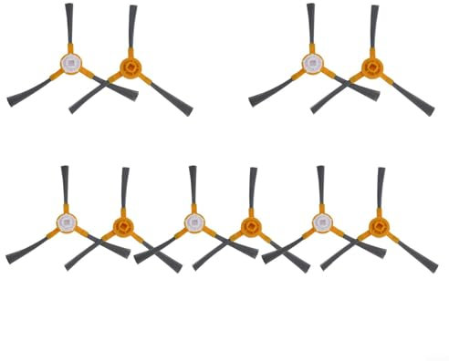 Ersatz-Seitenbürsten für Tesvor Roboter-Staubsauger, halten Sie Ihr Zuhause Staub mit 4/10 Pack (10 Stück)