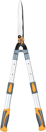 Gardening Shears， Telescopic Garden Clippers for Trimming Shaping Borders Boxwood Garden Pruning Hand Trimmers Grass Clippers
