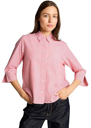 TOM TAILOR Damen Poplin-Bluse mit Streifen