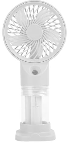 Fan with Water Mist Spray, Portable Spray Cooler, Handheld Air Blower, USB Rechargeable Battery, 3-Speed Cooling Function, 6.38x1.73x3.07In Great for Travel Events, Women, Men, Beach,