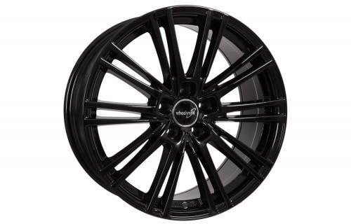 WHEELWORLD WH18 BLACK GLOSSY 5X112 ET45 HB66.6 WH18 BLACK GLOSSY PAINTED