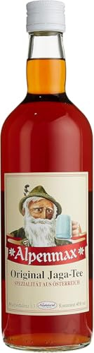 Alpenmax Jaga-Tee – 3 x 0,7 L Kräuterschnaps 40 % vol. alpenländische Traditions-Spezialität – Jaga-Tee aus den österreichischen Alpen mit harmonischem Geschmack nach Kräuter
