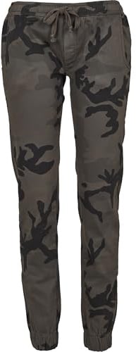 Urban Classics Damen Ladies Camo Jogging Pants Sporthose, Mehrfarbig (Dark Camo 00784), 3XL Große Größen