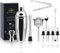 Gwhole Set di 11 Shaker per Cocktail, Set da Cocktail, Kit da Barman in Acciaio Inox con Ricette (e-Book) in Elegante Scatola Regalo