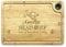 Personalised Chopping Board- Custom Text- Natural Bamboo- Chef's Hat Design Head Chef - Cheese Board, Cutting Board- Ideal for Gifting- 25 x 35mm