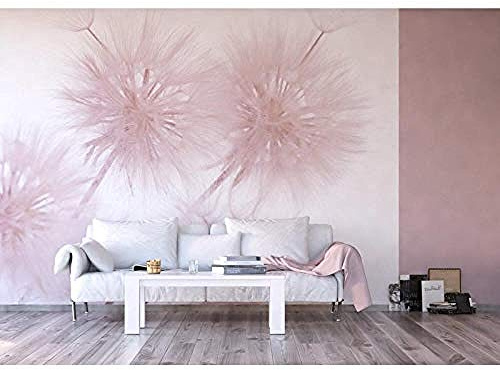 Wallpaper Heap of Dandelions Floral Jungle Mural TV Wall Wallpaper Grey Wall Sticker Border self Adhesive Brick Bathroom Silver Bedroom Borders Glitter Kitchen Steamer Rose Gold Purple -400cm×280cm