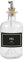 Lifestyle Lover Dispensador de aceite y vinagre de farmacia botella de cristal con boquilla de acero inoxidable para aceite y vinagre, 350 ml