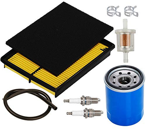 Carkio Filtre à air pré-nettoyeur Compatible with filtre à huile Compatible with Honda GX610 GX620 GX670 GXV620 GX610KS 18 20 24HP Compatible with 17210-ZJ1-841 17210-ZJ1-842