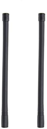 2 x Standard-Antenne mit Kupferkern, 136–174 MHz, für Vertex tragbare Radios VX-160 VX-180 VX-231 VX-350 Walkie-Talkie
