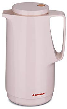 ROTPUNKT Isolierkanne 760 Maxima 1,0 l | Zweifunktions-Drehverschluss | BPA-frei - gesundes Trinken | Made in Germany | Warm + Kalthaltung | Glaseinsatz (Cherry Blossom)