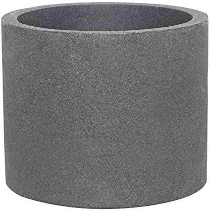Siena Garden Pflanzkübel Leeds schwarz-Granit Ø 40x33 cm Betonoptik