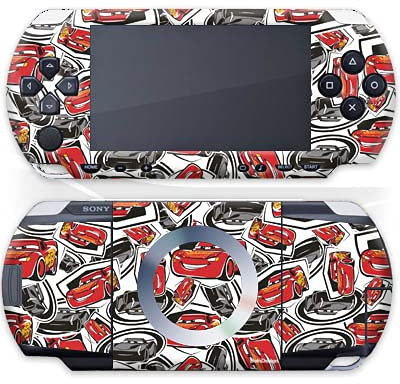 Skin kompatibel mit Sony PSP 1000 Folie Sticker Cars Disney Pixar Lightning McQueen 95