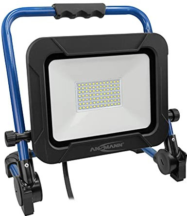 ANSMANN Luminary LED 50W starker Strahler für den professionellen Einsatz, 4.500lm Leuchtkraft, 5m Kabellänge, perfekt geeignet für Werkstatt, Inspektion, Baustelle, Kfz