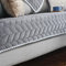 RTSFKFS Sofabezug Ecksofa Samt Sofahusse Couchbezug Sofaiberwurf l Form 3/2 Sitzer Sofa Schutz Abdeckung Sofaschoner rutschfest Hund Katze Sofabezügen-Grau (Color : B, Size : 110x210cm1pc)