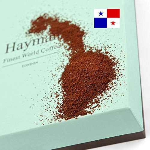 Hayman, 100% caffè Geisha da Panama, macinato, 454g | Livello di tostatura del caffè: tostatura media