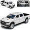 Motormax Dodge Ram 1500 Pick-Up Doppelkabine Weiss 5. Generation Ab 2019 mit Rückzugsmotor ca 1/43 1/36-1/46 Modell Auto