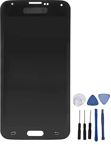 VBESTLIFE Bildschirmersatz für S5, Telefon-LCD-Display-Touchscreen-Ersatz, Bildschirm-Digitizer-Baugruppe für S5(Schwarz)