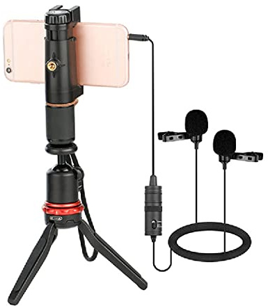 TECKEEN Dual Omni-directional Lavalier Microphone For Android Smartphone