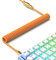 XINMENG X MAMBASNAKE C02 Cable de Teclado en Espiral, Línea HyperSpeed Tipo C con Tasa de Retorno de 8KHz Para Teclados de Juegos, Cable USB-C de TPU con Aviación Metálica, para PC/Teléfono - Naranja