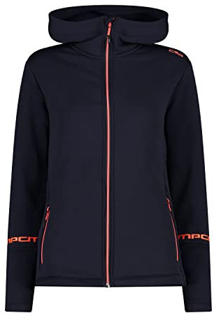 CMP Damen Hoodie Jacke, black blue, 42