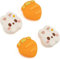 GeekShare Cute Silicone Halloween Joycon Thumb Grip Caps, Joystick Cover Compatible with Nintendo Switch / OLED / Switch Lite,4PCS -- Rabbit & Carrot