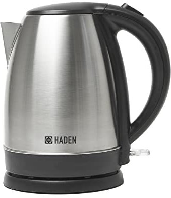 Haden Iver Electric Kettle - Silver 1.7L Stainless Steel Kettle with Auto Shut-Off - Boil-Dry Protection, and 360° Swivel Base – Lightweight & Stylish Cordless Kettle for Modern Kitchens
