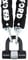Oxford HD Chain Lock for Motorcycle, Motorbike, Scooter Security Sold Secure Theft Protection Bike Securing Chains (Black, 2.0m)