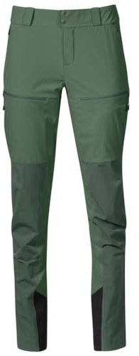 Bergans Damen Rabot V2 Softshell Hose, dark jade green, 38