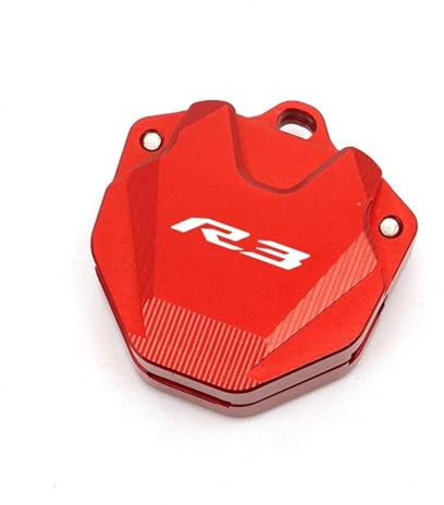 WUYUEY Motorrad Schlüsselschale Für YA-MAHA YZF R3 R6 YZFR3 Schlüssel Fall Abdeckung Shell Schutz Schlüsselbund Schlüsselbund Schlüsselanhänger Halter Motorrad Zubehör Schlüsselhülle (Farbe : 4)