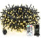 Bzavor LED Lichterkette 25M 200 LED Mit Fernbedienung, Timer, Merkfunktion, Steckdose, IP65 Wasserdicht - Für Weihnachtsbaum, Weihnachten, Deko, Hochzeit