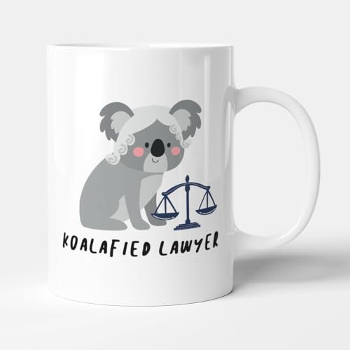Victorian Printing Co - Koalafied Lawyer - Funny Student Gift Graduation Mug, Ceramic, 11fl.oz.