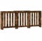 vidaXL Heizkörperverkleidung, Heizungsverkleidung Modernes Latten-Design, Heizkörperabdeckung für Wohnzimmer, Heizungsabdeckung, Räuchereiche 205x21,5x83,5cm Holzwerkstoff