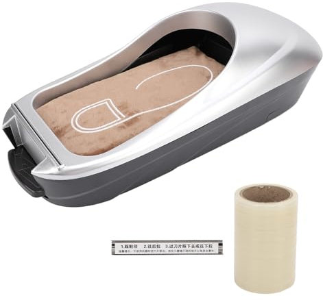 Máquina Automática para Cubrir Zapatos, Dispensador de Cubiertas para Zapatos Desechables, Bolsas para Cubiertas de Zapatos de Plástico Desechables Máquina para Cubrir Zapatos