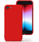 Zuvirelx Glatte Silikon hülle für iPhone SE 2020/2022, iPhone 8/7, Staubbeständig‌, Slim, Taschentauglich‌ Handyhülle Cover Case für Apple iPhone SE 2nd 3rd - Rot