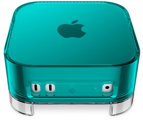 Spigen Classic C1 Cover con Supporto per filtro dell'aria integrato Compatibile con Mac mini M4 / M4 Pro Chip (2024) - Bondi Blue