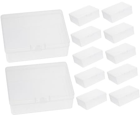 Alasum 12er-pack Poker-baseball-kartenetui Spielkarten-aufbewahrungsbox Stapelbares Design Kartenhalter Aus Kunststoff