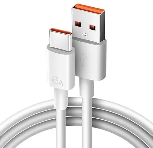 ECOMQUALITY Cable USB-C [1M] – Carga rápida y transferencia de datos – 66 W – Compatible con Samsung Galaxy S21 Ultra, Note 20, Z Fold 3, Huawei P50, Mate 40, MateBook, Xiaomi 11, OnePlus, Google