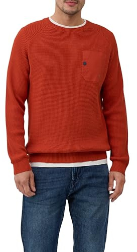 s.Oliver Strickpullover mit Brusttasche und Druckknopf