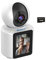 Telecamera Wi-Fi Interno, Videocamera Sorveglianza Telecamera Bambini + Scheda SD 64G per Audio Bidirezionale Tracciamento del Movimento Visione Notturna Cani/Animali/Casa/Bambini/Pet