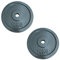 Chase Fitness Cast Iron Weight Plates, 1.25kg - 20kg, 1-Inch Hole, for Barbell and Dumbbell Training (10KG X 2)