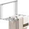 Magnetic Shelf Organizer for Washing Machine and Dryer – Folding Shelf for Washing Machine, Multifunctional Magnetic Shelf Extendable for Laundry Bathroom, Dormitory and Apartment