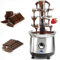 Fuente De Chocolate De 4 Capas, Máquina Para Derretir Chocolate, Con Pie Antideslizante, Capacidad Para 2.6lb Y Calentamiento Rápido, Velocidad Ajustable Y Superficie Antiadherente, Para Banquetes
