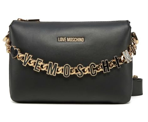 Moschino Sac à main/bandoulière en cuir Love, Jc4072 Noir, 23 X 16 X 7